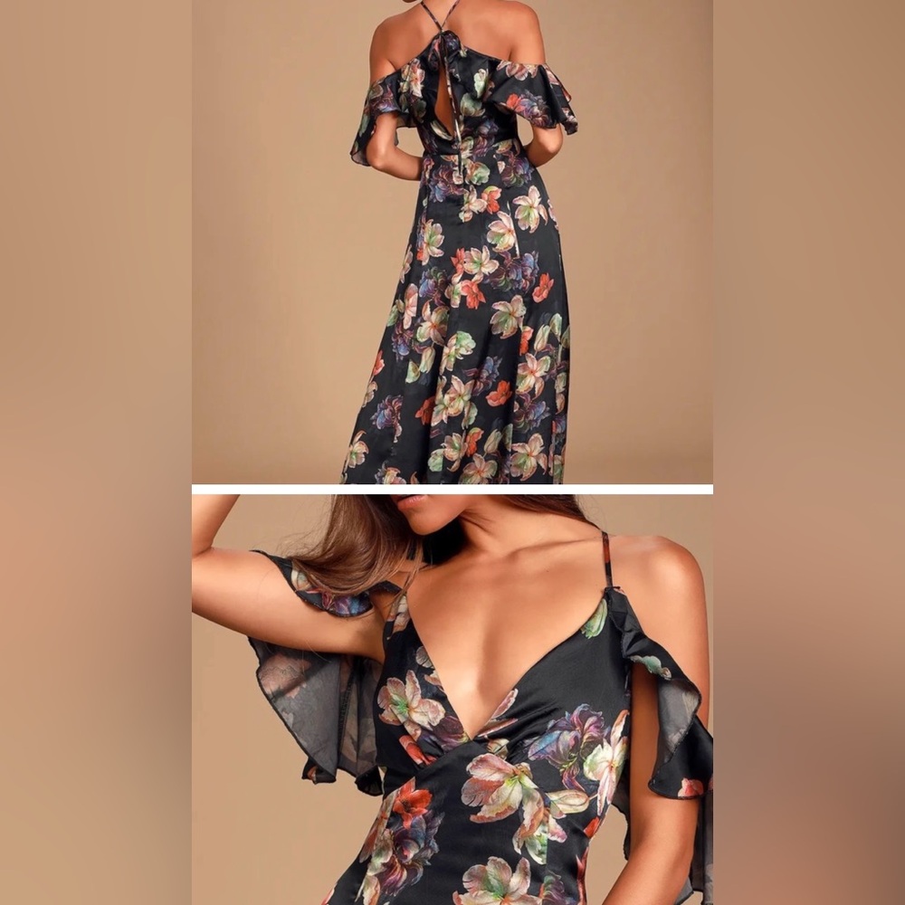 Lulu’s off the shoulder maxi dress